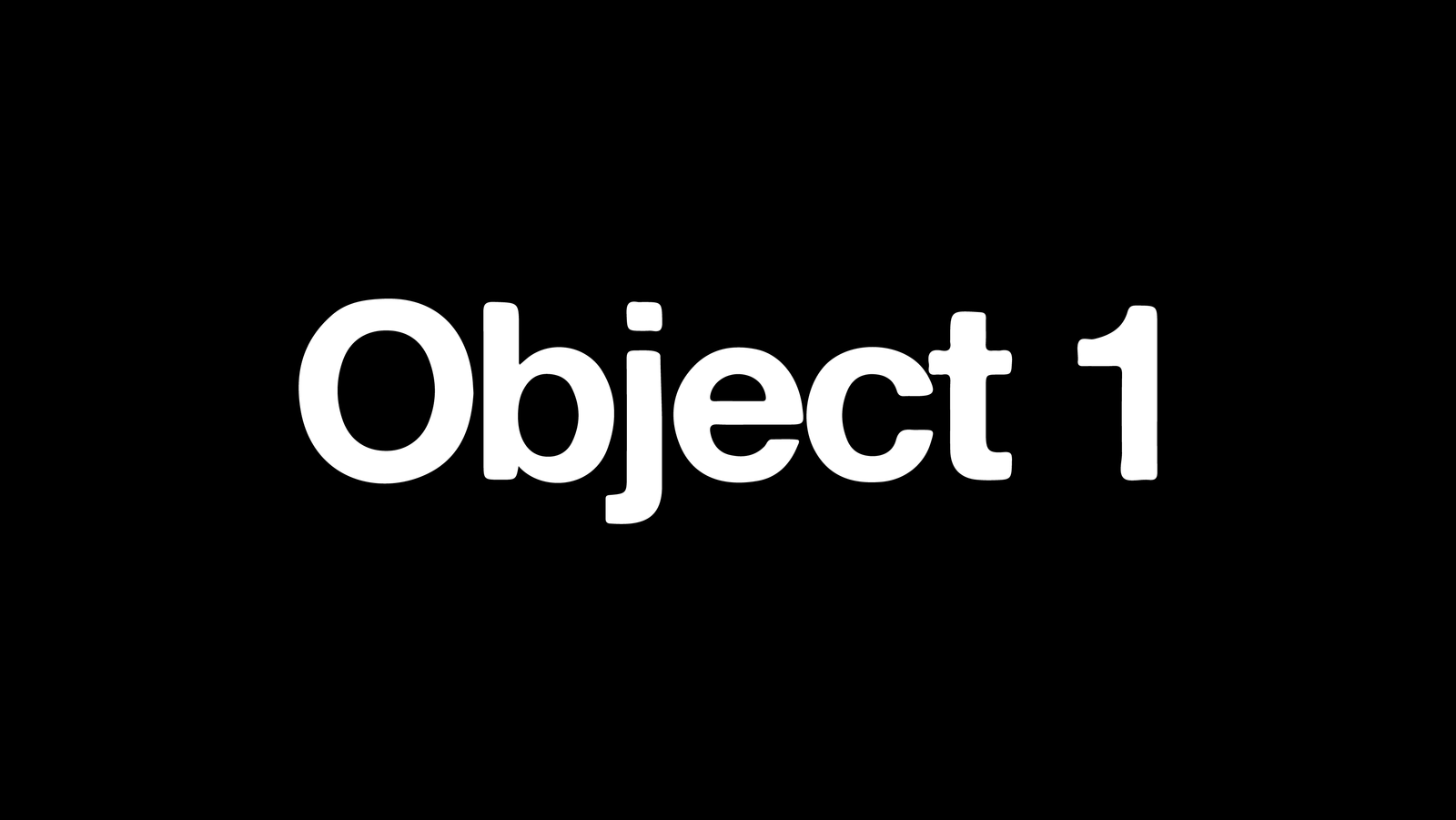 Object 1 Developer