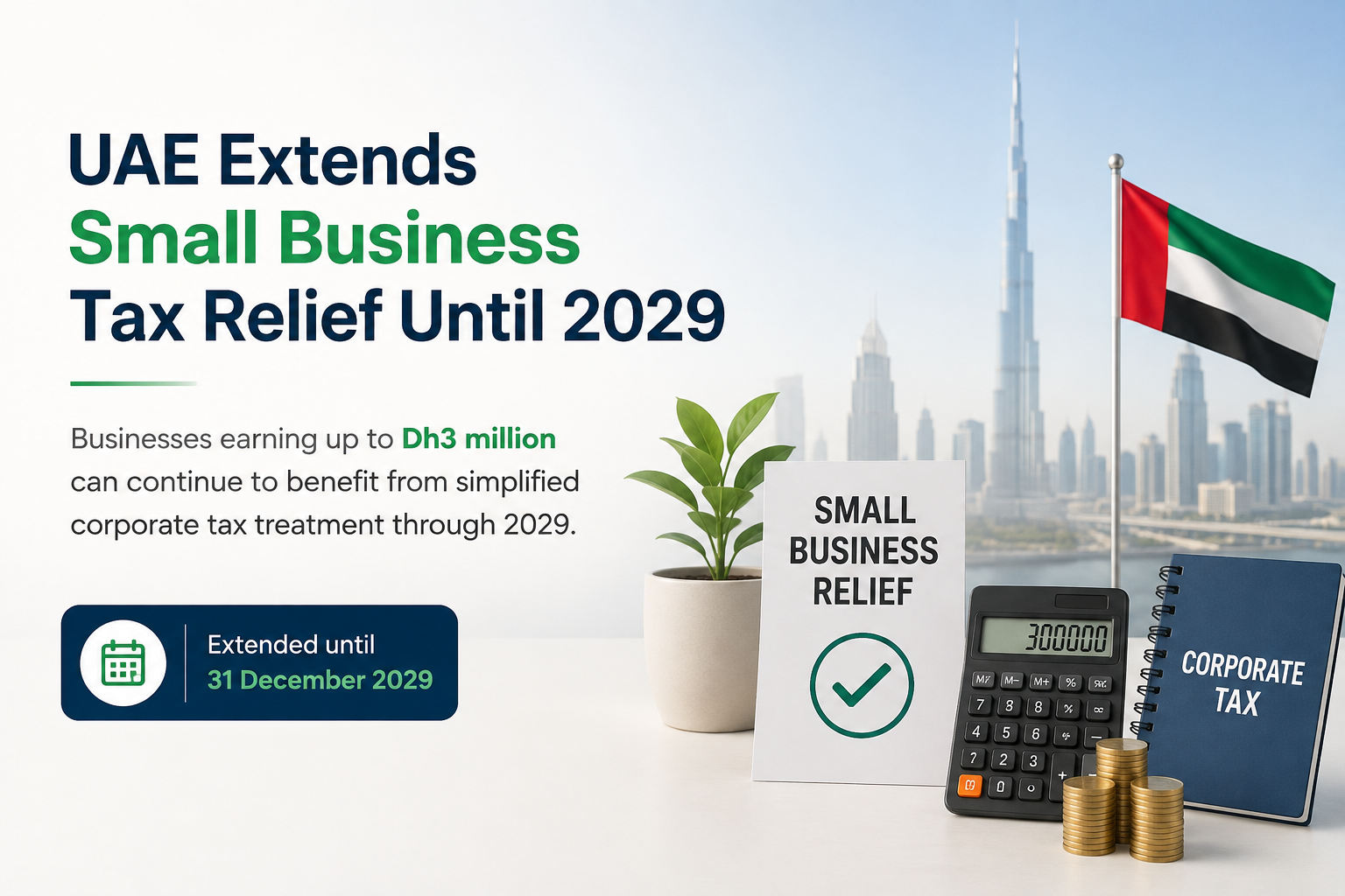 UAE Extends Small Business Corporate Tax Relief Until 2029