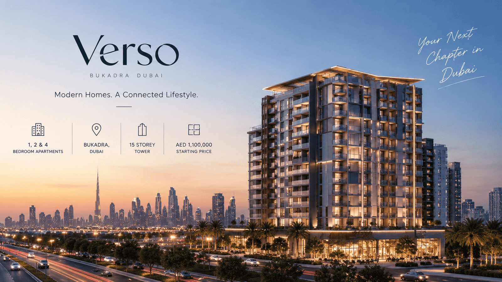 Verso by Ginco Properties: Modern Residences Designed for Connected Living in Bukadra, Dubai